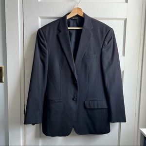Joseph A Banks Navy Check Blazer